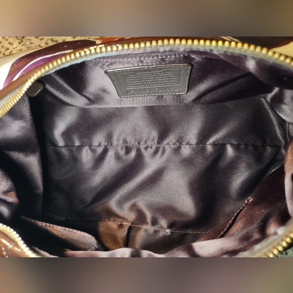 Coach Ashley Scarf Print Hobo  Handbag Purse. F20063 - Picture 6 of 7